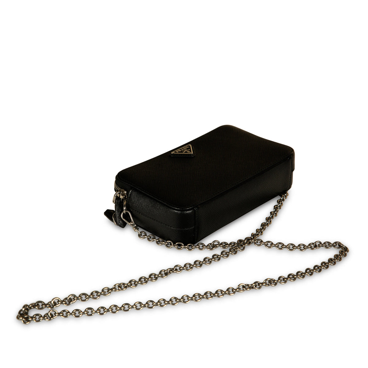 Prada Dual Zip Wallet on Chain