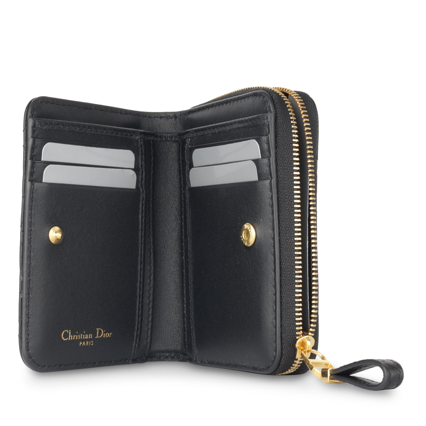 Christian Dior Caro Compact Zipped Wallet