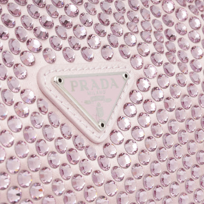 Prada Satin Mini Bag with Crystals