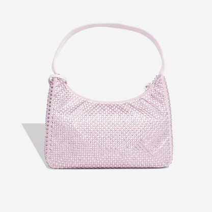 Prada Satin Mini Bag with Crystals