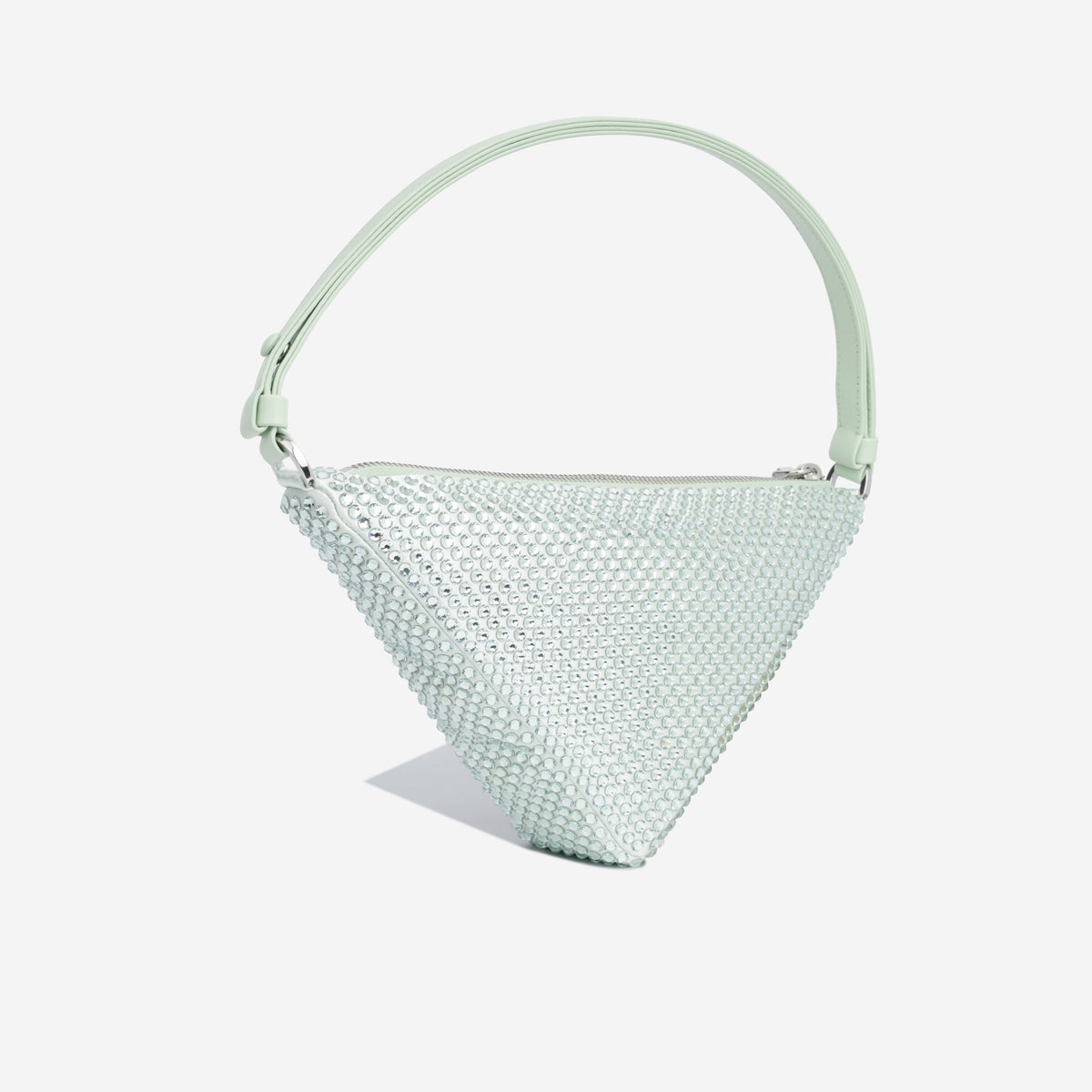 Prada Crystal Studded Satin Pouch