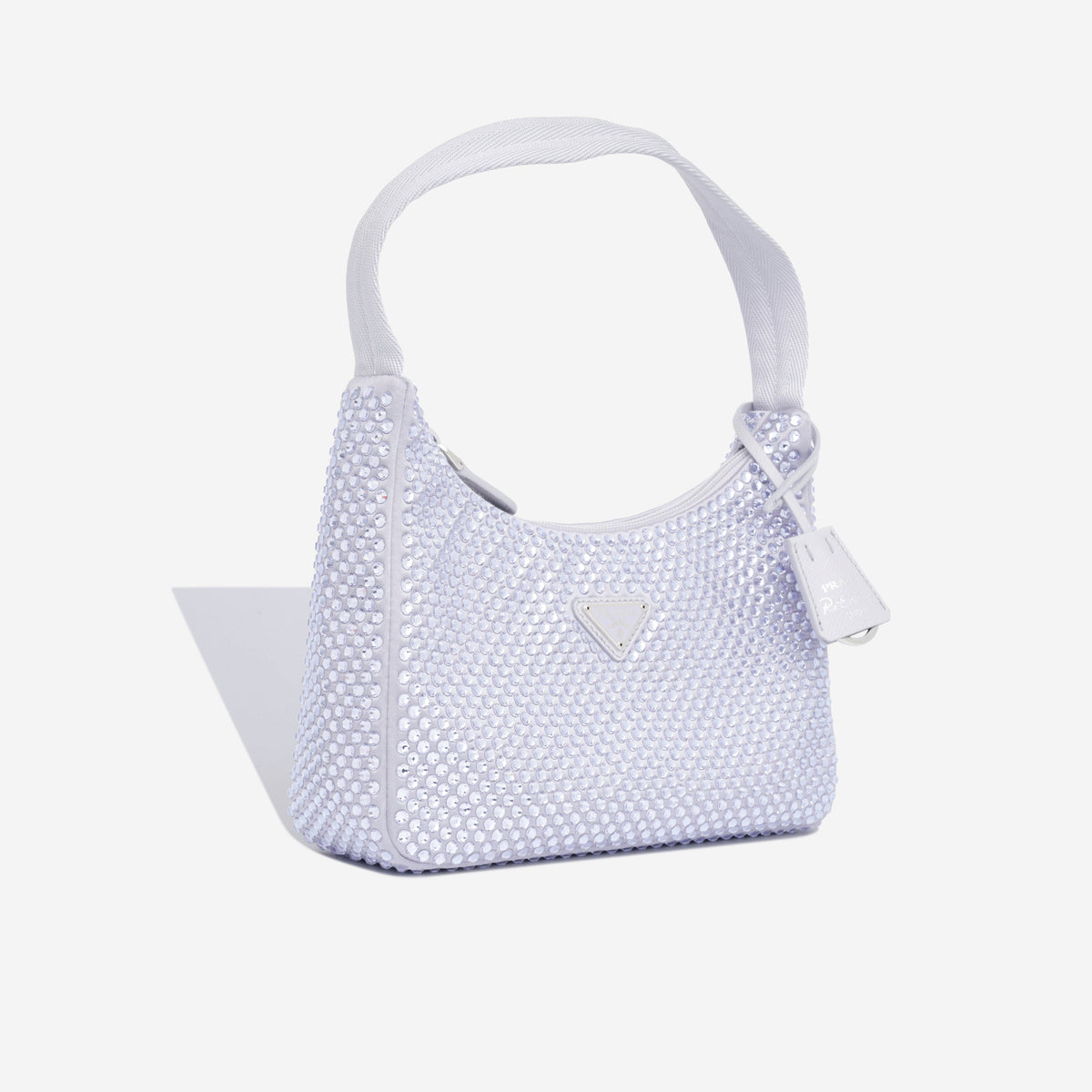 Prada Satin Mini Bag with Crystals