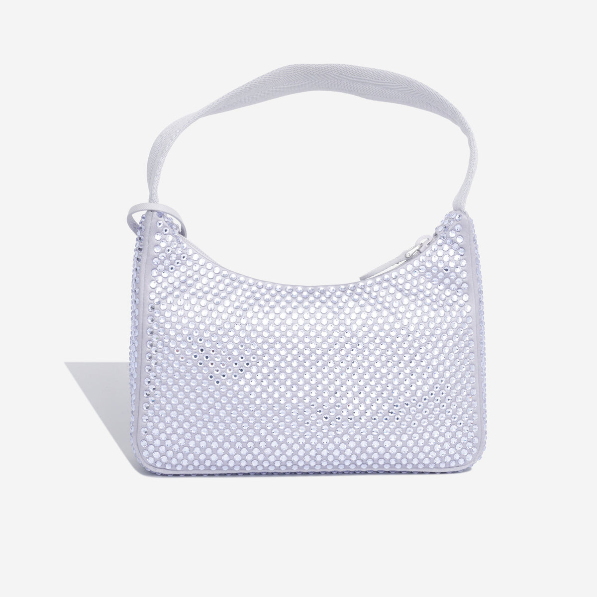 Prada Satin Mini Bag with Crystals