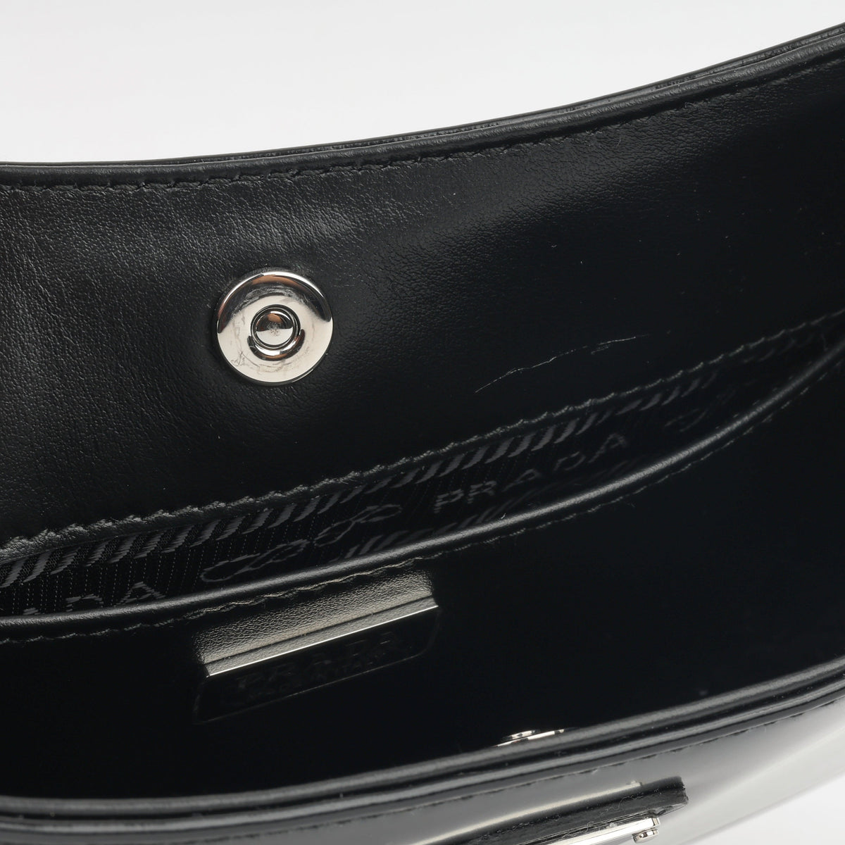 Prada Cleo Brushed Shoulder Bag
