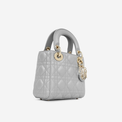 Mini Lady Dior - Opaline