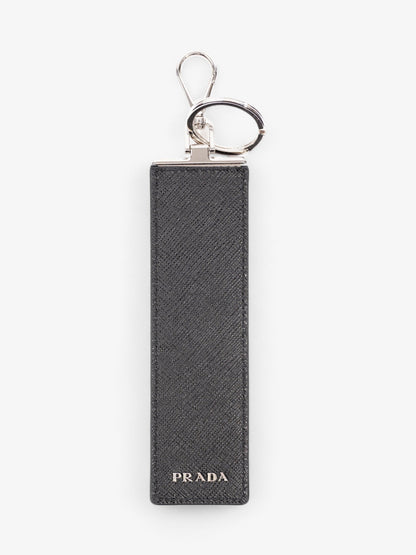 Prada Trick Pelle Key Ring Black / Multicoloured Saffiano Leather