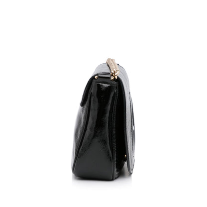 Gucci Soho Flap Bag Black Patent Leather