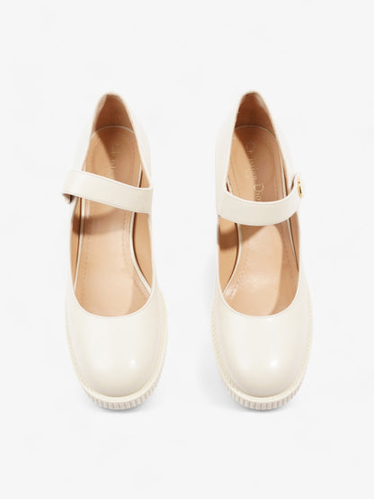 Christian Dior D-Doll Pumps 35mm Cream Leather EU 41 UK 8