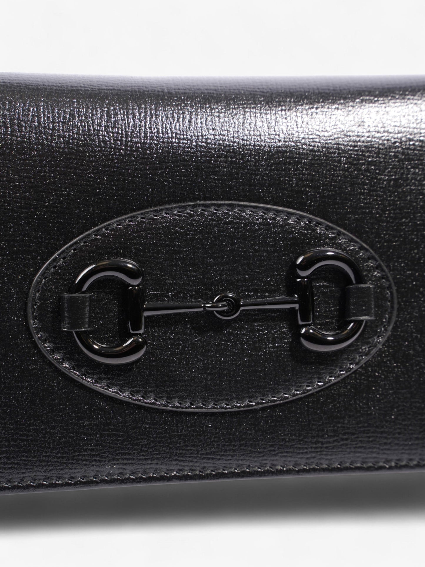 Gucci Horsebit 1955 Wallet on Chain Black Leather