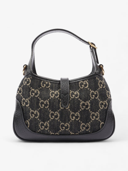Gucci Jackie Mini 1969 Black Denim GG Supreme Denim