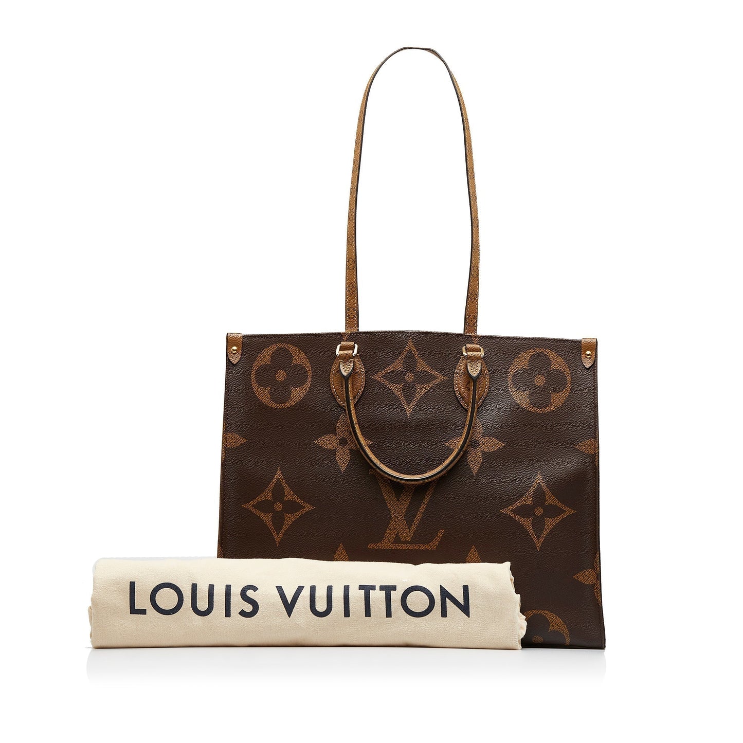 LOUIS VUITTON Monogram Giant Reverse OnTheGo GM Satchel