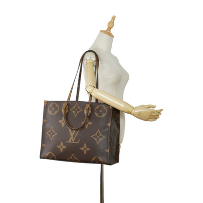 LOUIS VUITTON Monogram Giant Reverse OnTheGo GM Satchel
