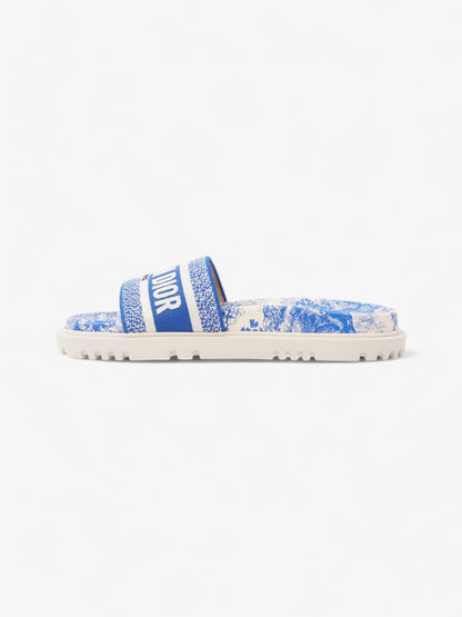 Christian Dior Dway White / Blue Canvas EU 39 UK 6