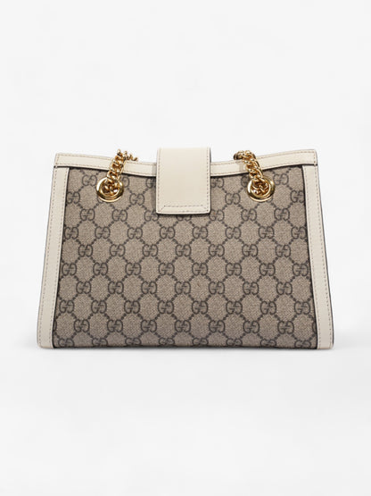 Gucci Padlock GG GG Supreme / White Coated Canvas Small