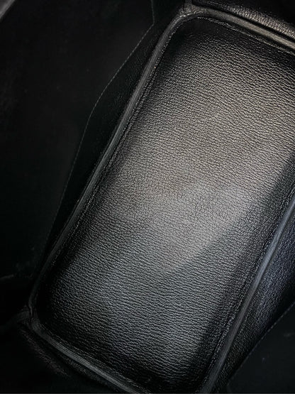 Pre-owned Hermes Birkin 30 Black Togo Golden Hw, 2012, w/ lock&key with clochette, dust bag