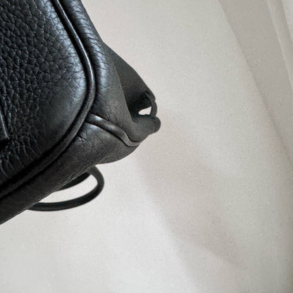 Pre-owned Certified Hermes Birkin 30 Black Togo Leather Golden Hardware, 2013 [Q], w/ dust bag, lock&key, raincoat