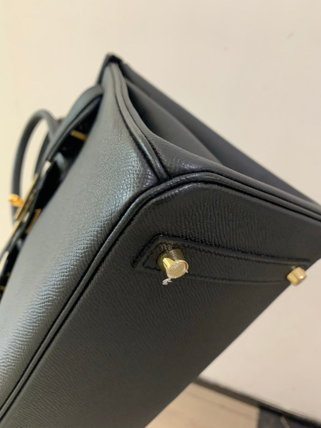 Pre-owned Certified Hermes Birkin 30 Black Epsom Leather Golden Hw, 2017, w/ lock&key, dust bag