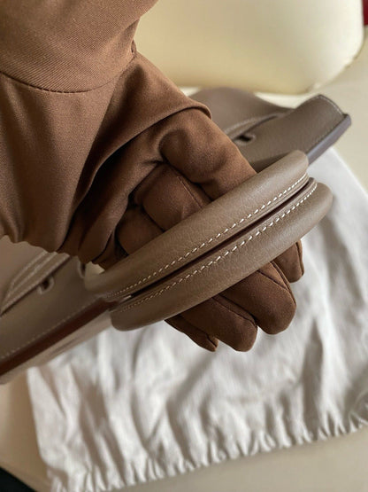 Pre-owned Certified Hermes Birkin 30 Etoupe 18 Togo Leather Golden Hardware, 2016 (X), with Full Set - box, dust bag, lock&key 