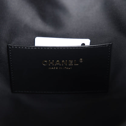 Chanel Medium 25 Hobo Bag Black Caviar Antique Gold Hardware
