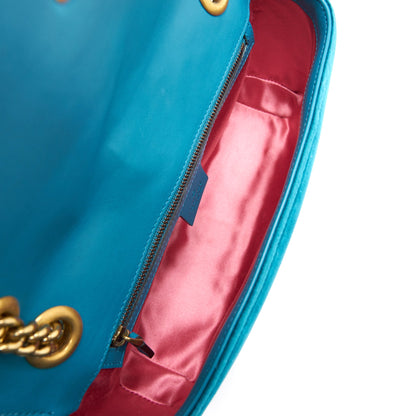 Gucci Velvet small GG Marmont Bag