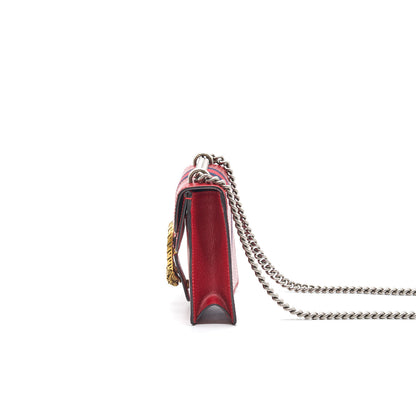 Gucci Dionysus Leather Mini Bag Red