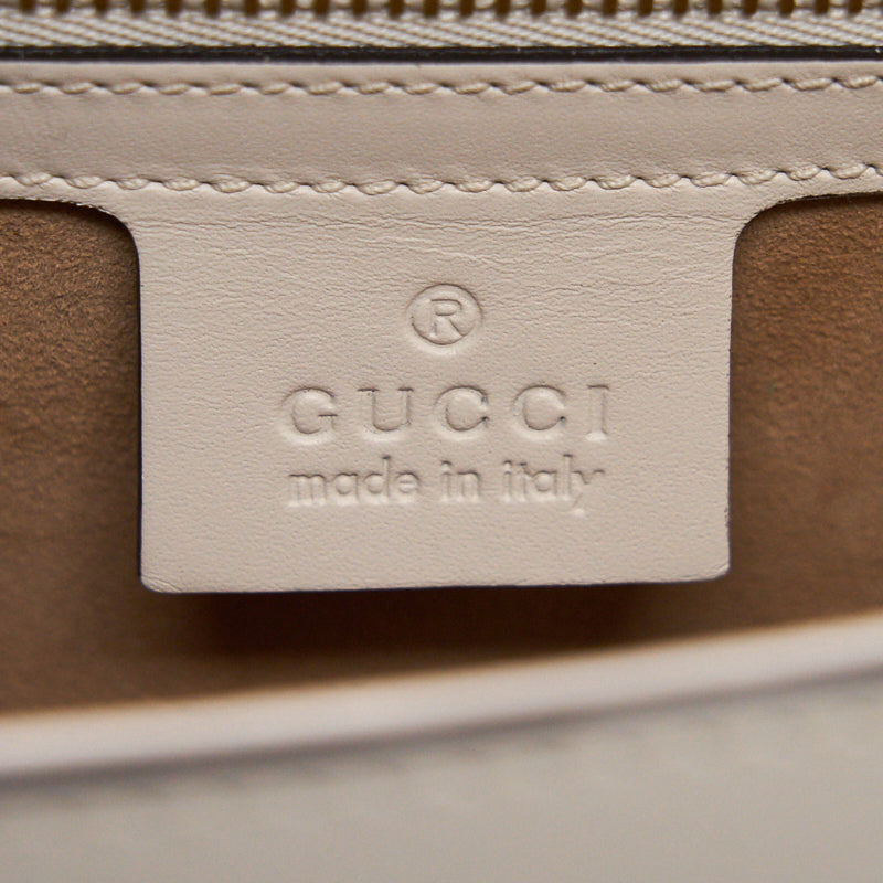 Gucci Sylvie Medium White with Extra Long Strap