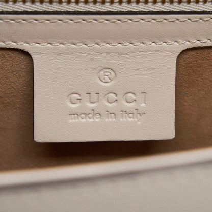 Gucci Sylvie Medium White with Extra Long Strap