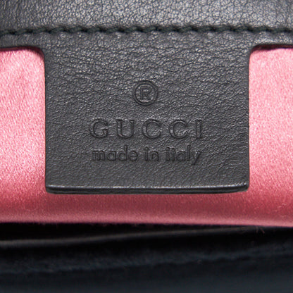 GUCCI SMALL VELVET MARMONT BLACK  26CM