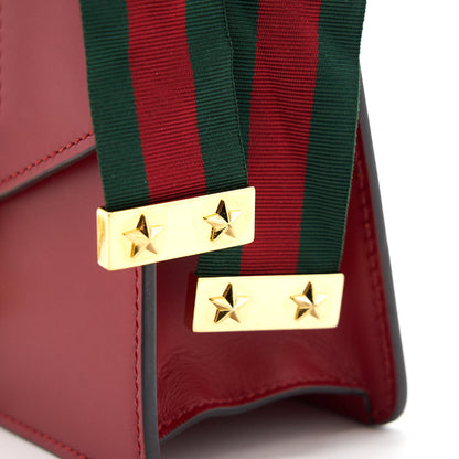 Gucci Sylvie Leather Mini Chain Bag Red