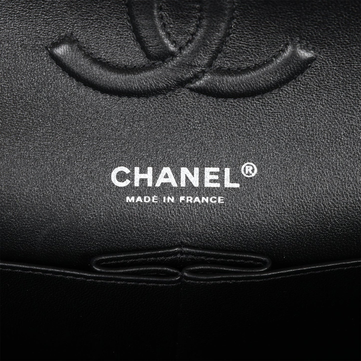 Pre-owned Chanel Medium Classic Double Flap Bag Black Velvet Ruthenium Hardware
