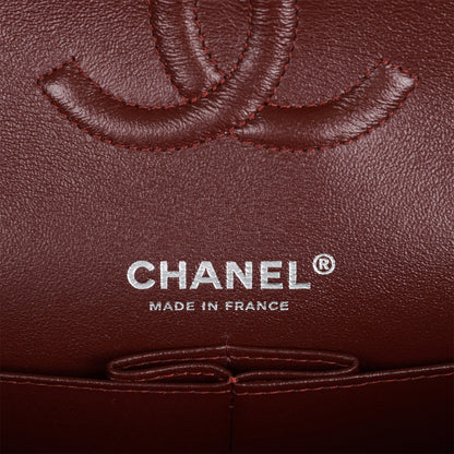 Chanel Medium Classic Double Flap Black Caviar Silver Hardware