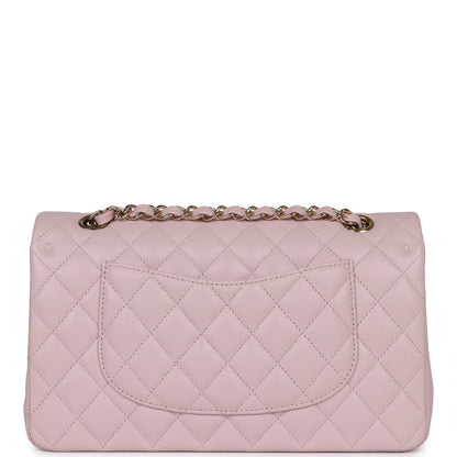 Chanel Medium Classic Double Flap Light Pink Caviar Light Gold Hardware