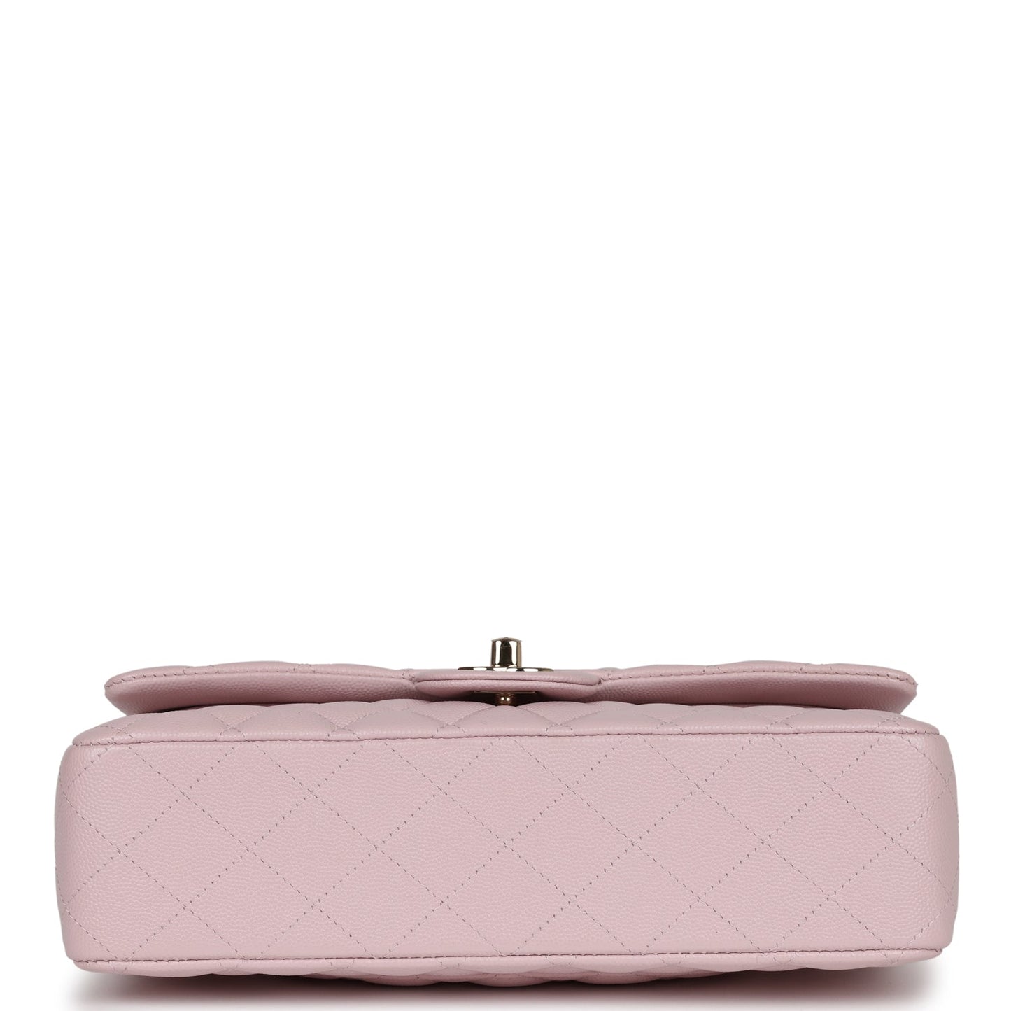Chanel Medium Classic Double Flap Light Pink Caviar Light Gold Hardware