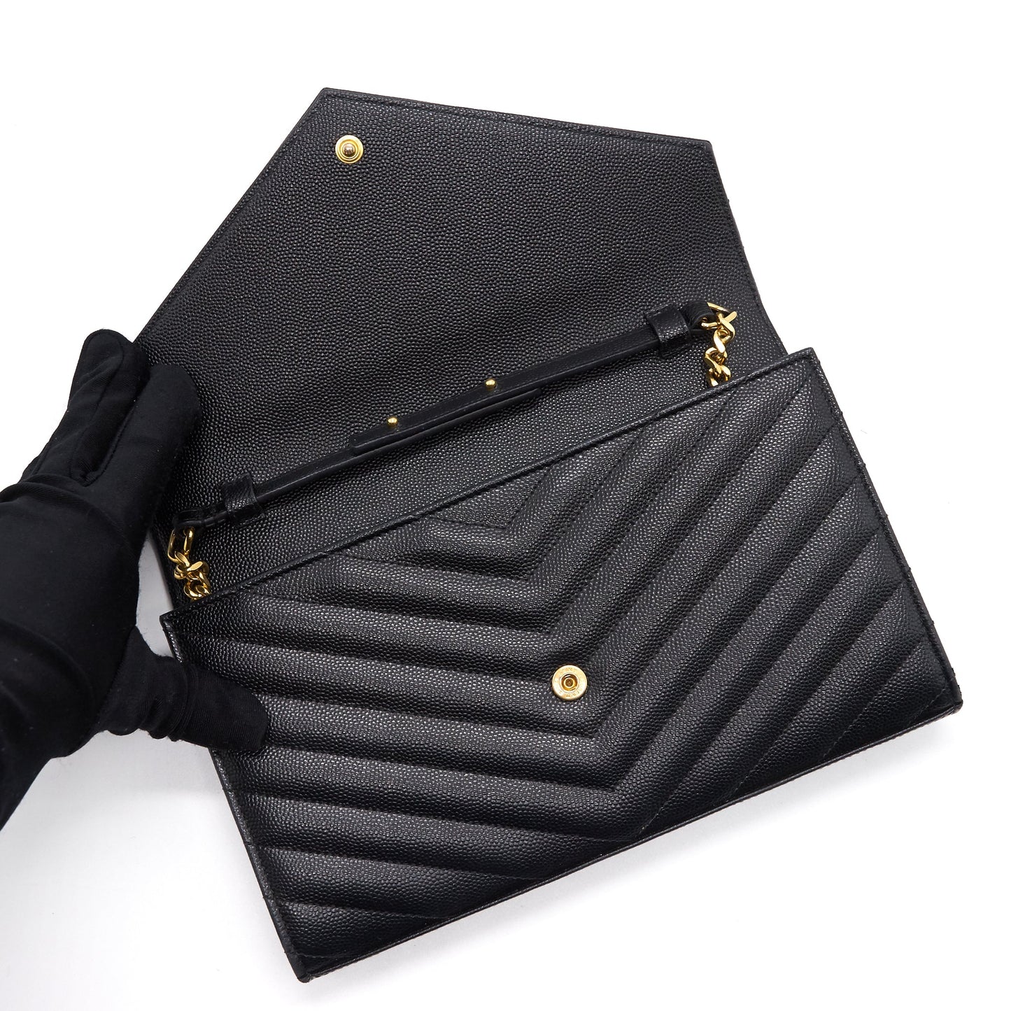 Saint Laurent /YSL Envelope Chain Wallet