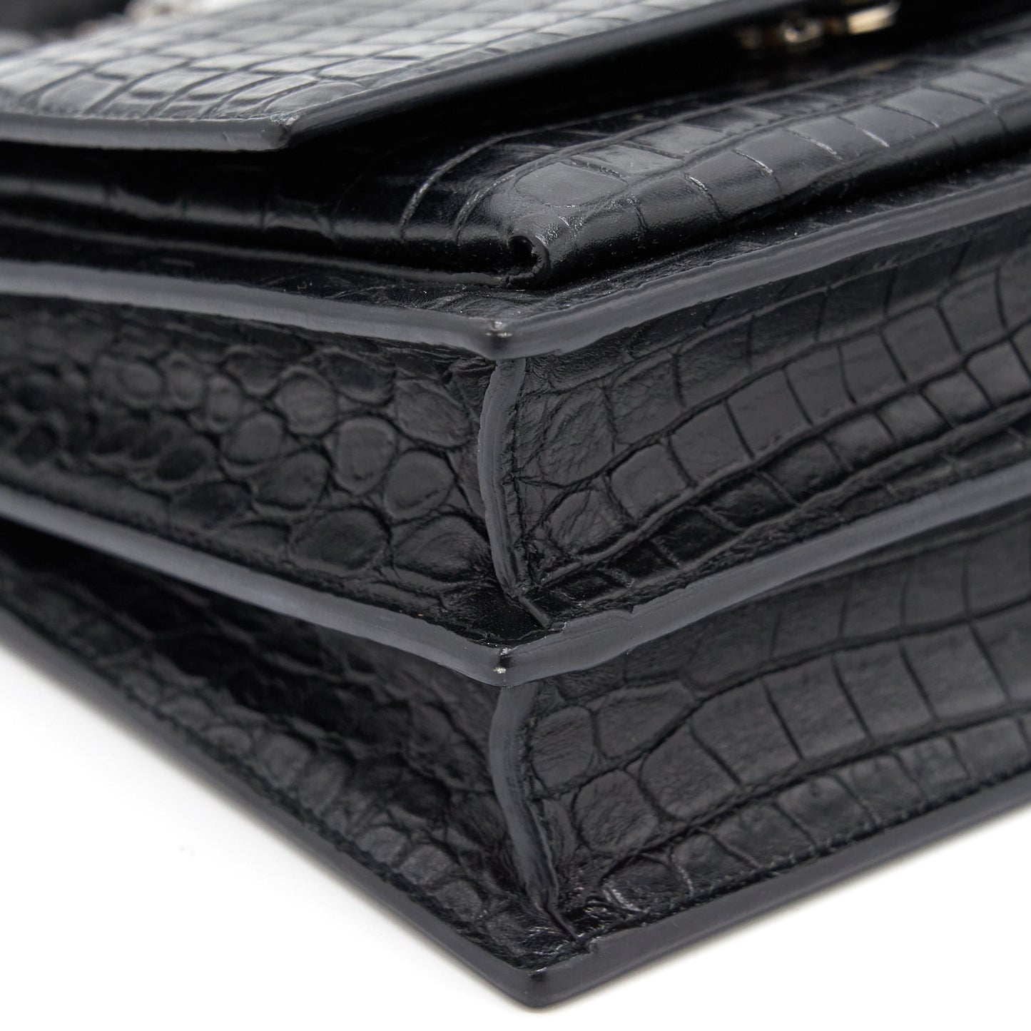 Saint Laurent Sunset Bag Black SHW