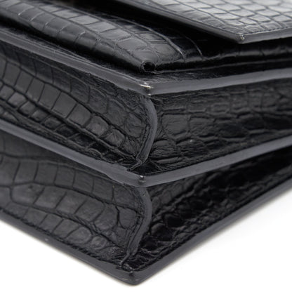 Saint Laurent Sunset Bag Black SHW