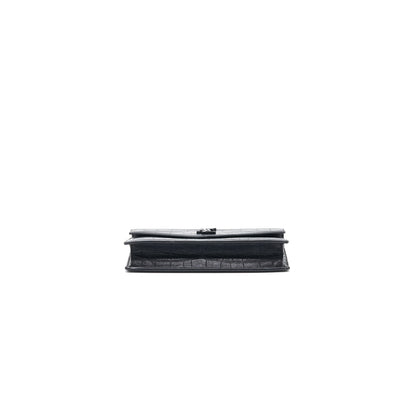 Saint Laurent So Black Envelope Wallet on Chain
