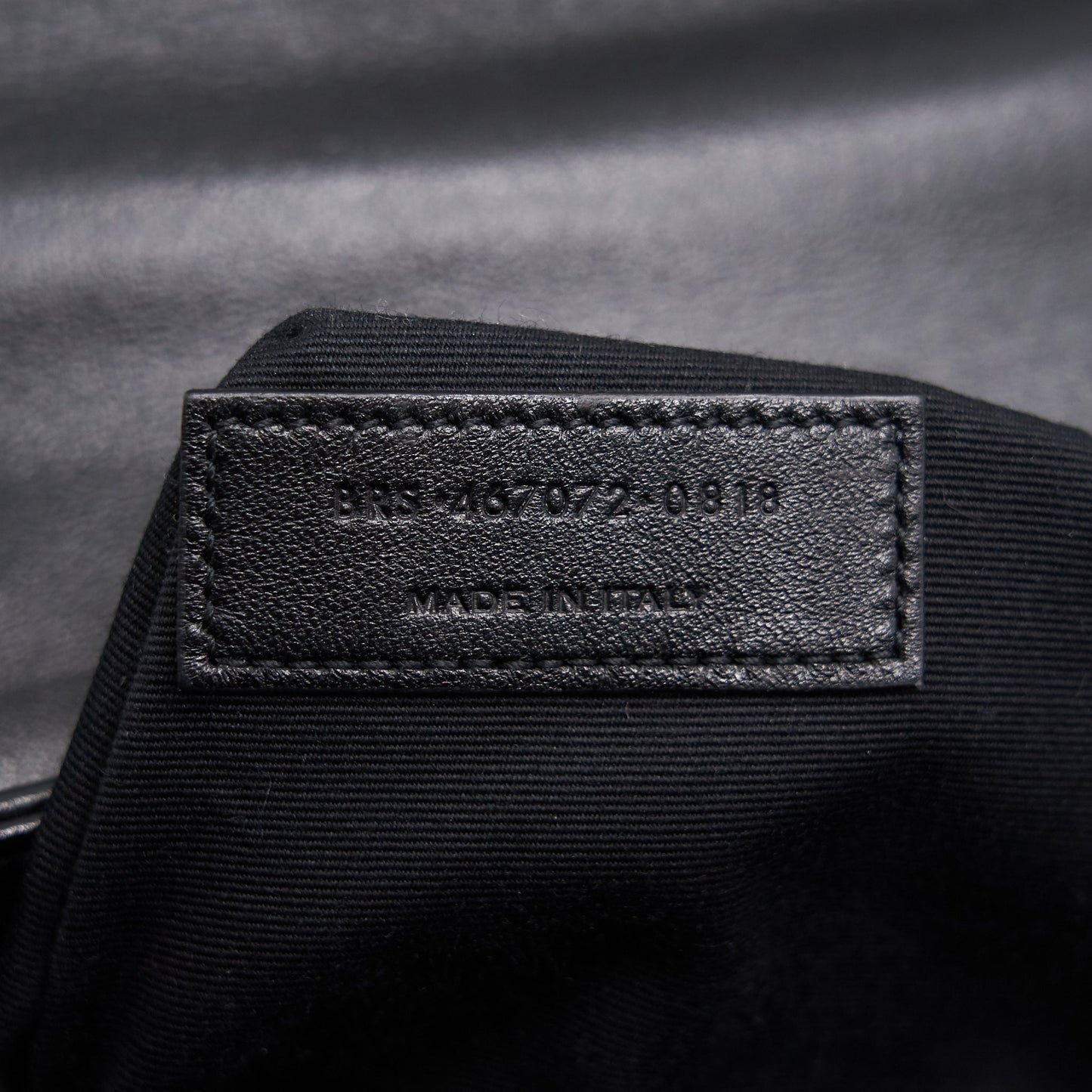 Saint Laurent So Black Envelope Wallet on Chain