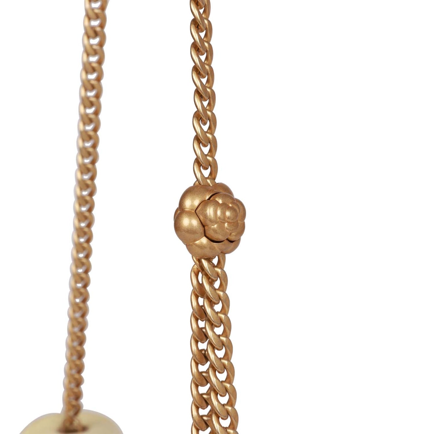 Chanel Camellia Crush Medium Flap Yellow Lambskin Antique Gold Hardware