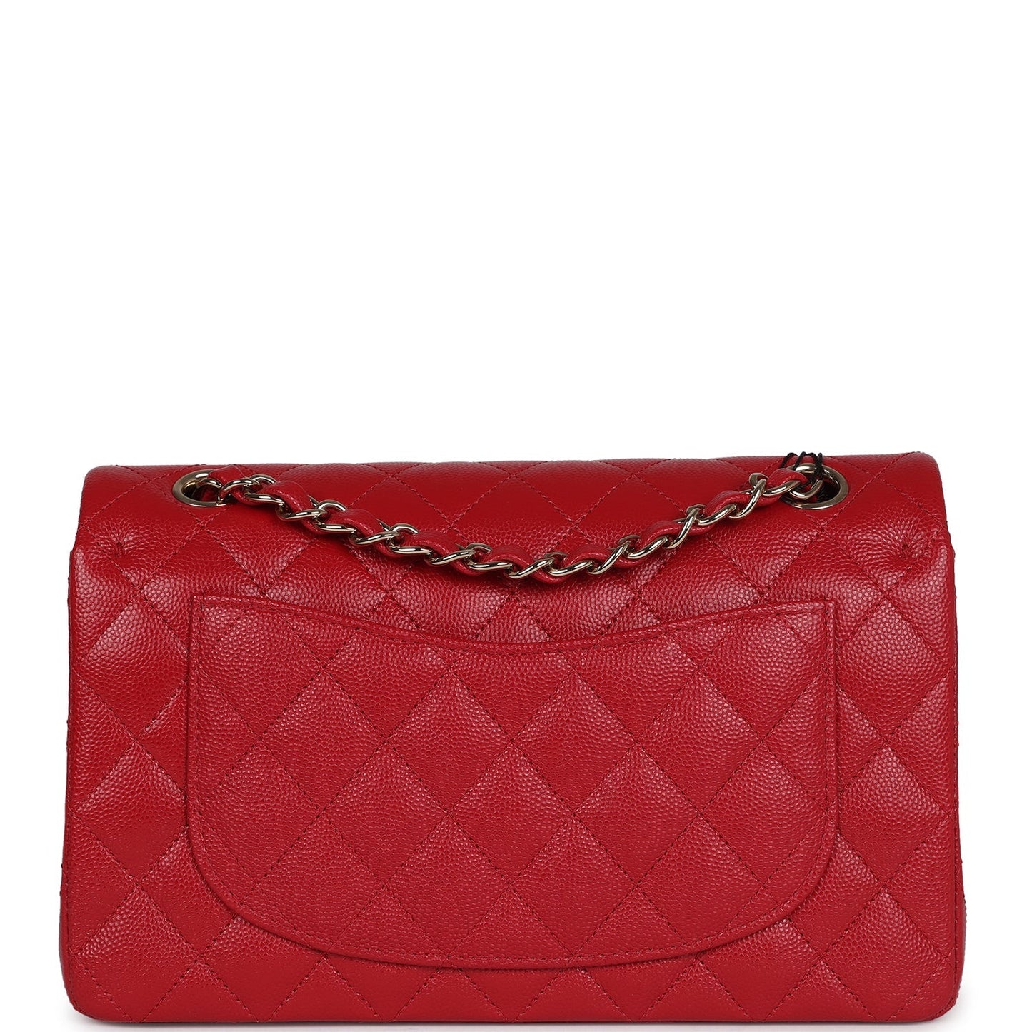Chanel Small Classic Double Flap Red Caviar Light Gold Hardware