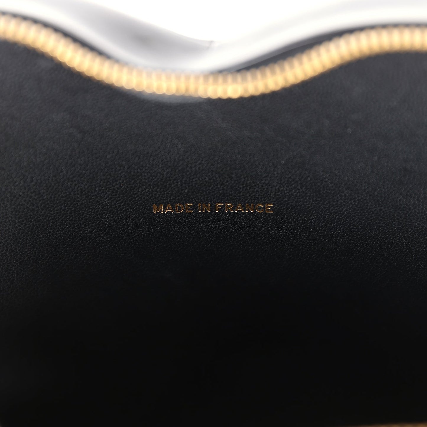 Vintage Chanel Heart Vanity Bag Black and White Patent Antique Gold Hardware