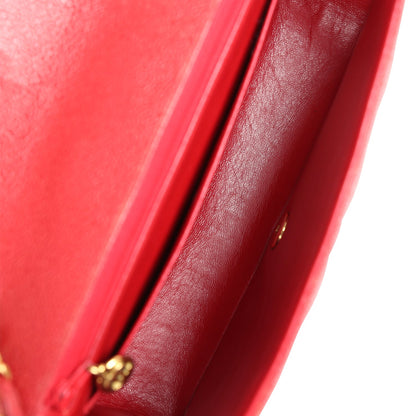 Vintage Chanel Medium Diana Flap Bag Red Caviar Gold Hardware