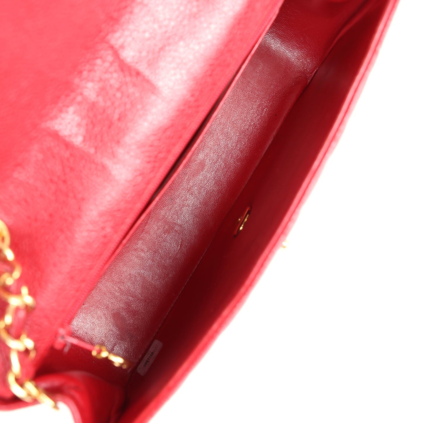 Vintage Chanel Small Diana Flap Bag Red Caviar Gold Hardware