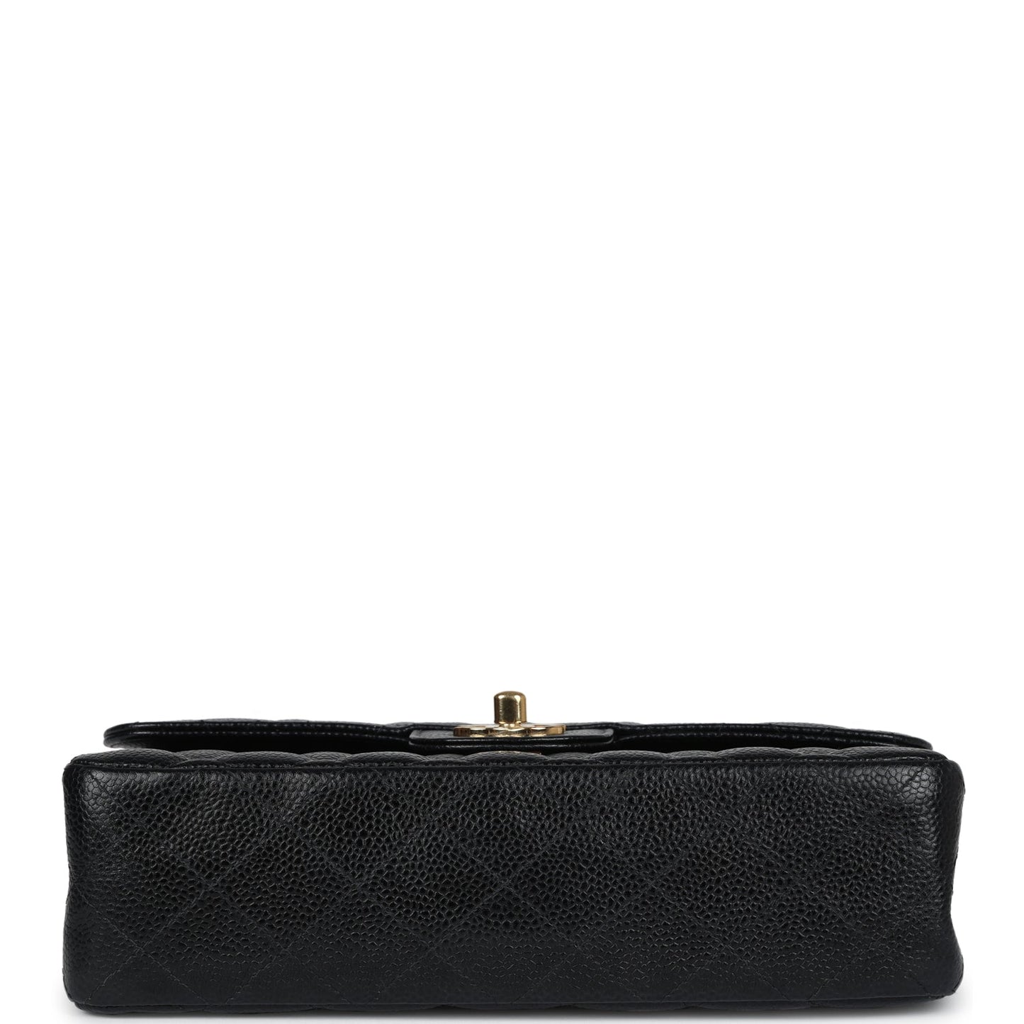 Vintage Chanel Small Classic Double Flap Black Caviar Gold Hardware