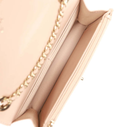 Chanel Trendy CC Wallet on Chain WOC Beige Lambskin Gold Hardware