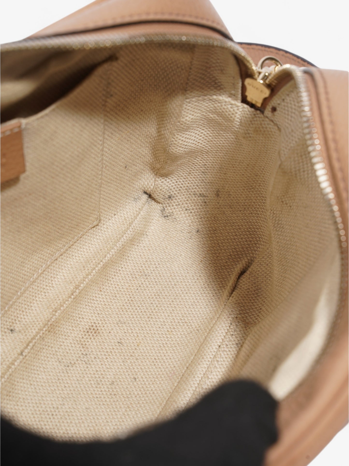 Gucci Soho Disco Bag Beige Leather Small
