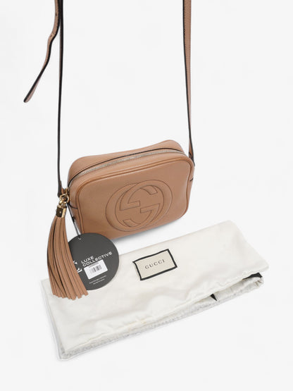 Gucci Soho Disco Bag Beige Leather Small
