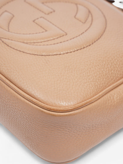 Gucci Soho Disco Bag Beige Leather Small