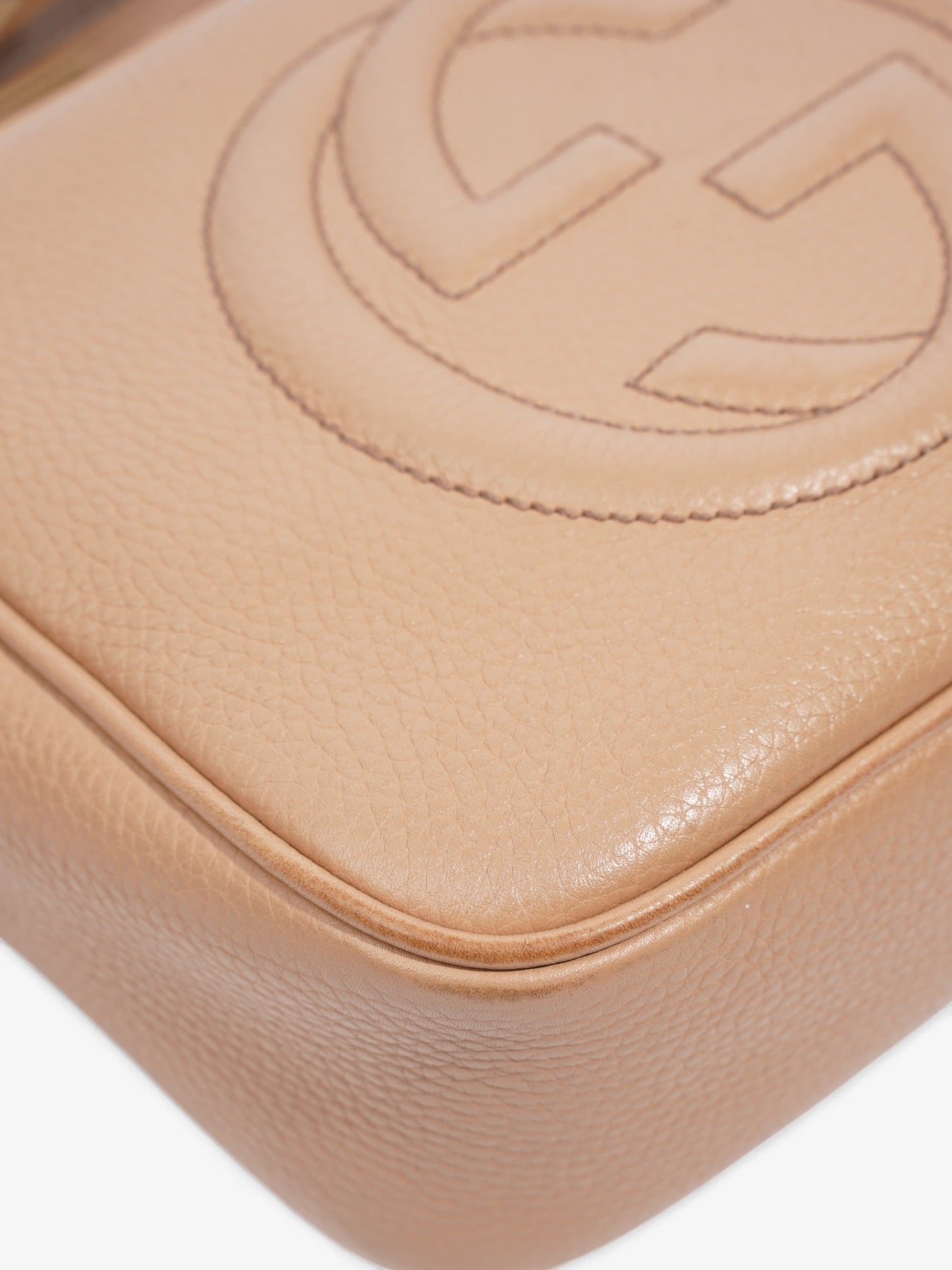 Gucci Soho Disco Bag Beige Leather Small