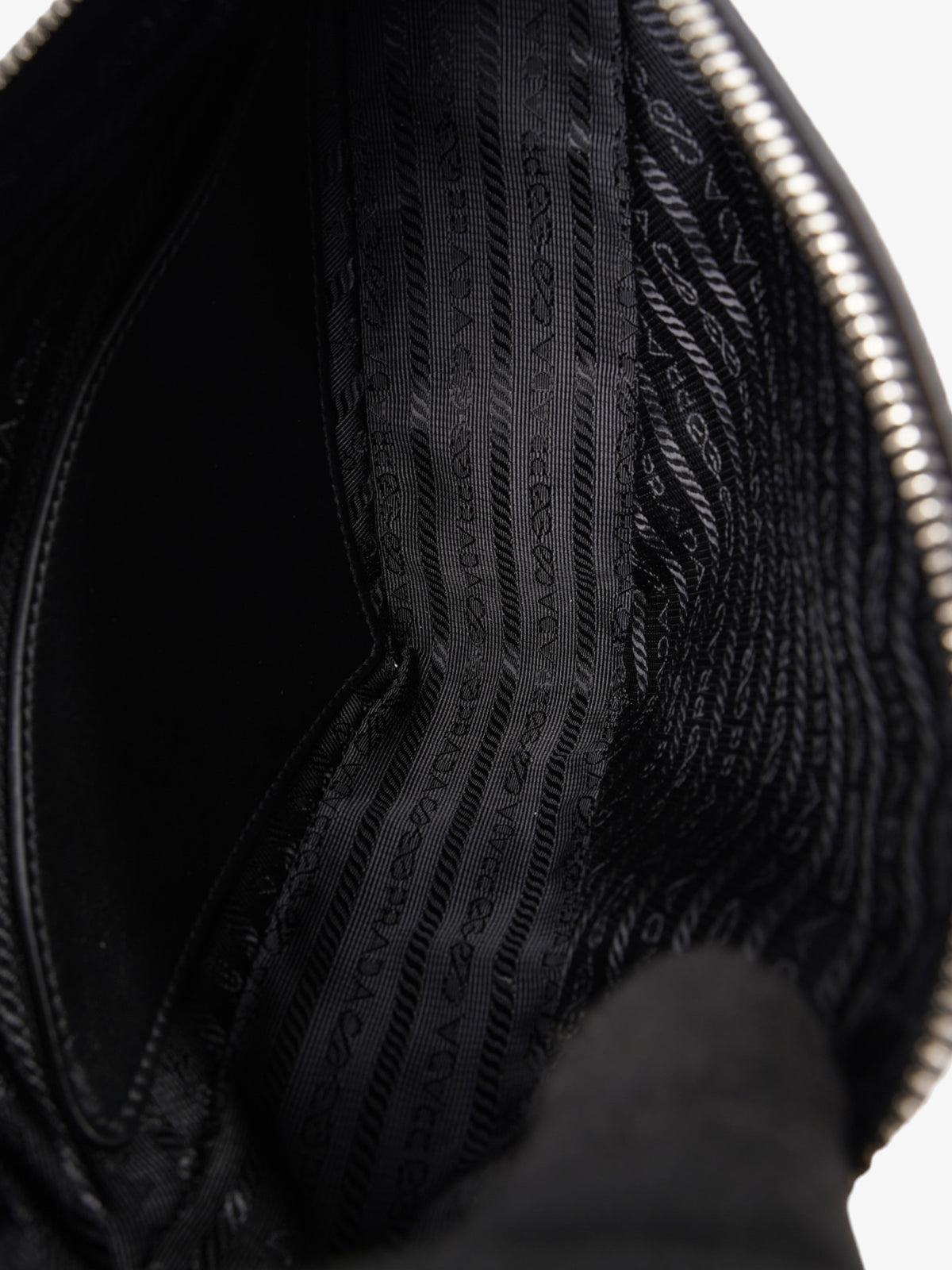 Prada Triangle Bag Black Saffiano Leather